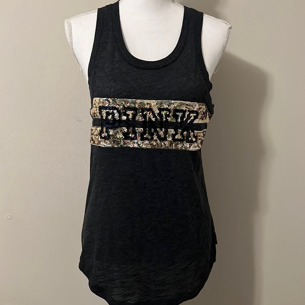 VS PINK Bling Racerback Tank